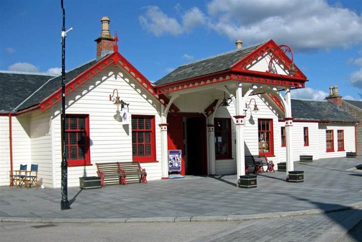 Ex stazione ferroviaria del villaggio di Ballater