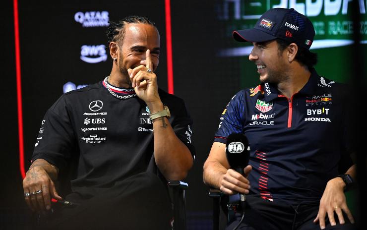 Perez previsione Hamilton ultimo anno Mercedes