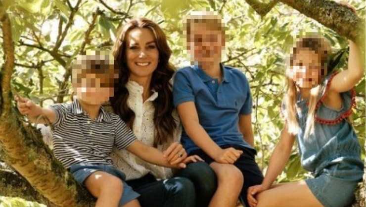 Kate Middleton e i bambini dopo l'operazione