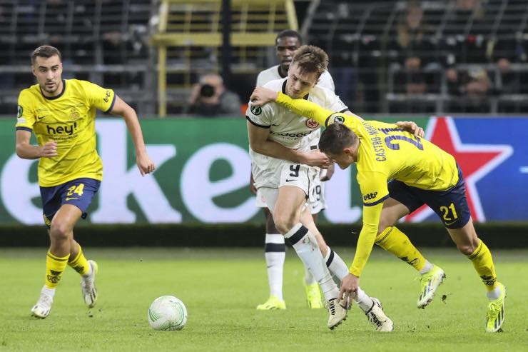 Kalajdzic rottura legamenti ginocchio Eintracht