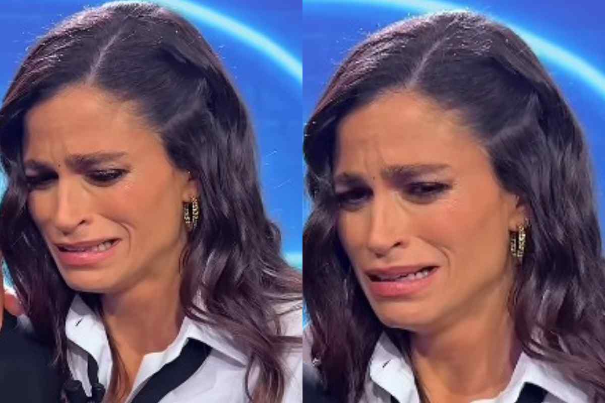 Veronica Gentili "in lacrime"