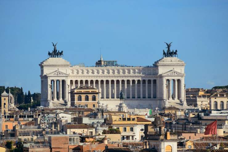 paesaggio Roma con Vittoriano