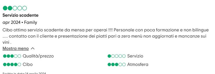 Cliente scontento al ristorante di Cannavacciuolo