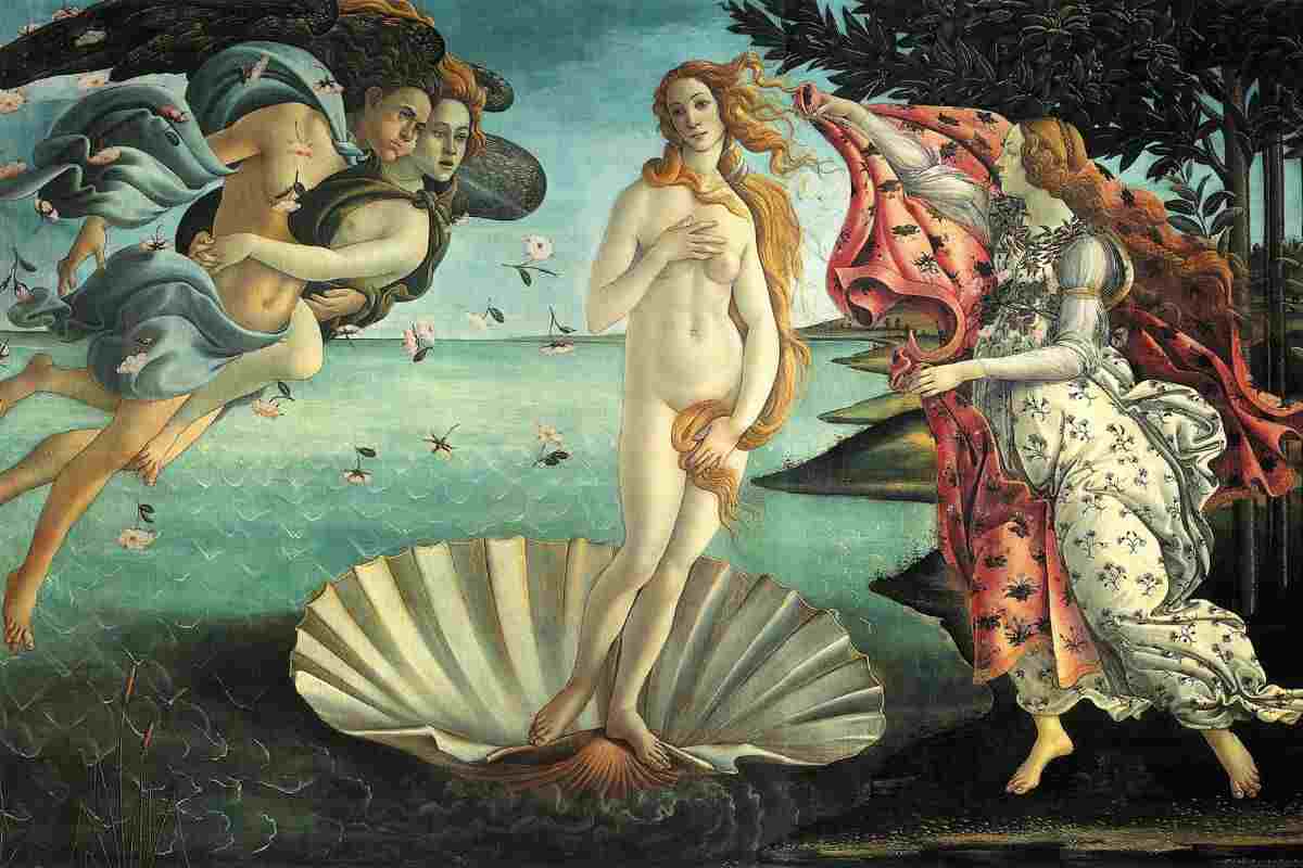 Dipinto La nascita di Venere di Botticelli
