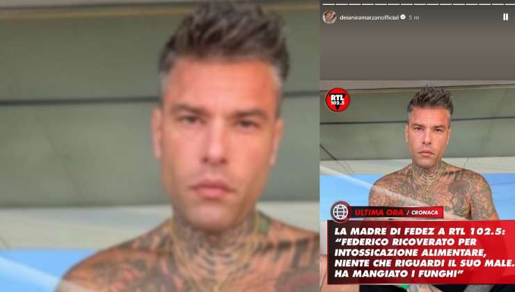 fedez parole madre ricovero condizioni