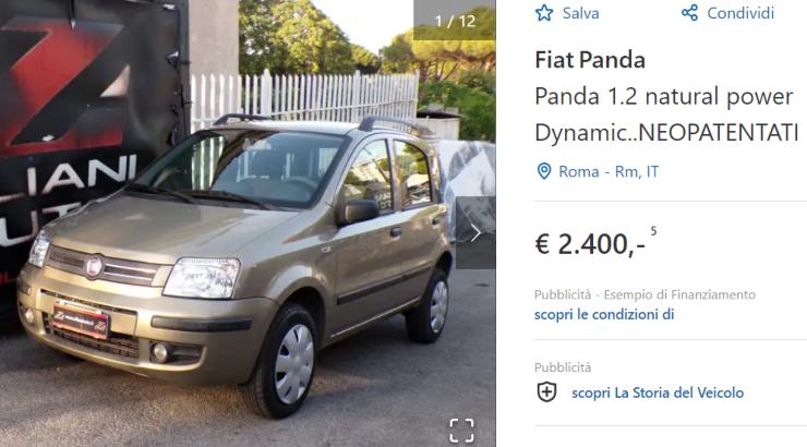 FIAT Panda auto usata che vogliono tutti