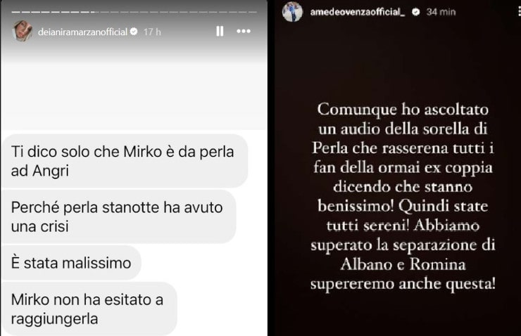 perla vatiero addio mirko brunetti audio sorella perla 